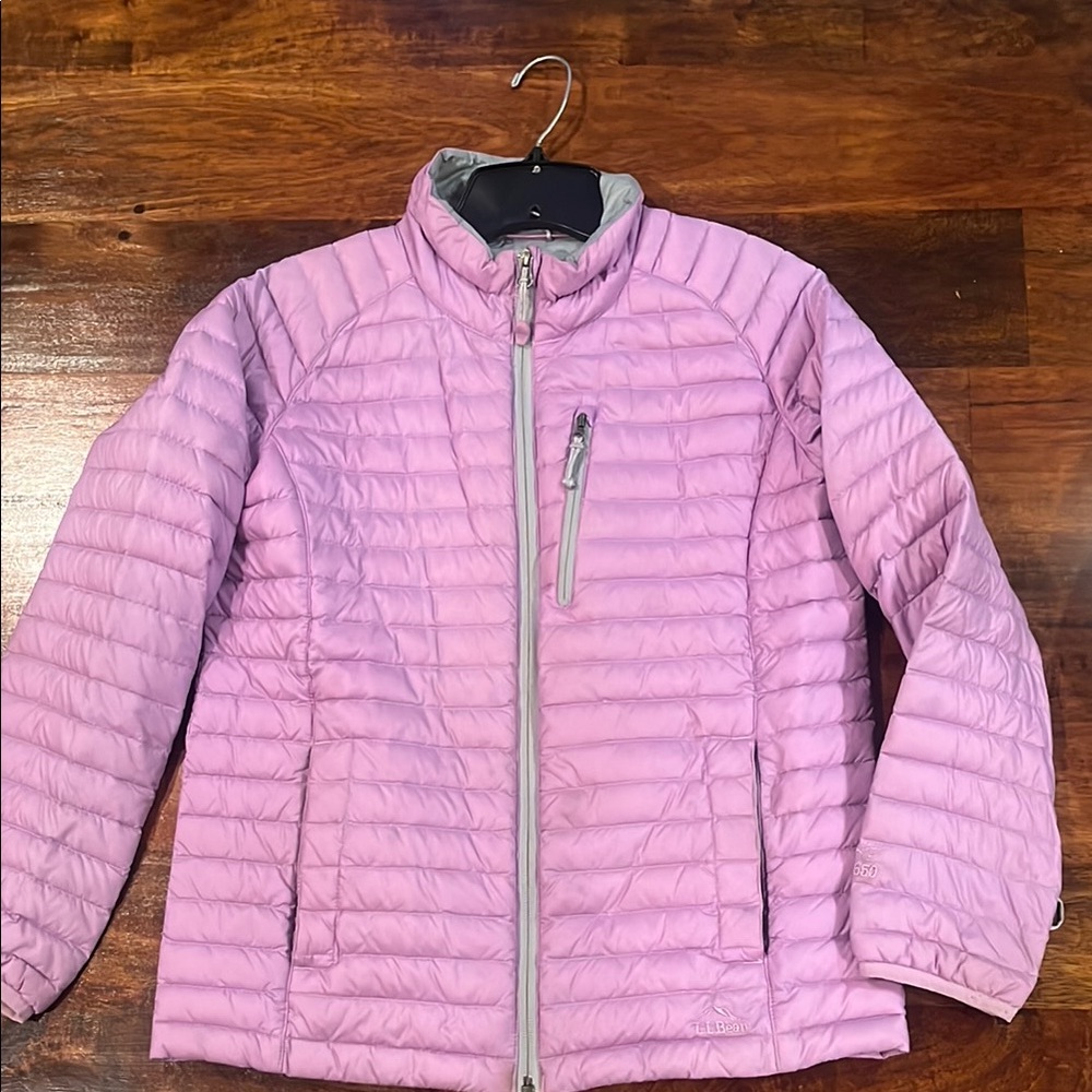 LL Bean Lilac Puffer Jacket - Size 14/16